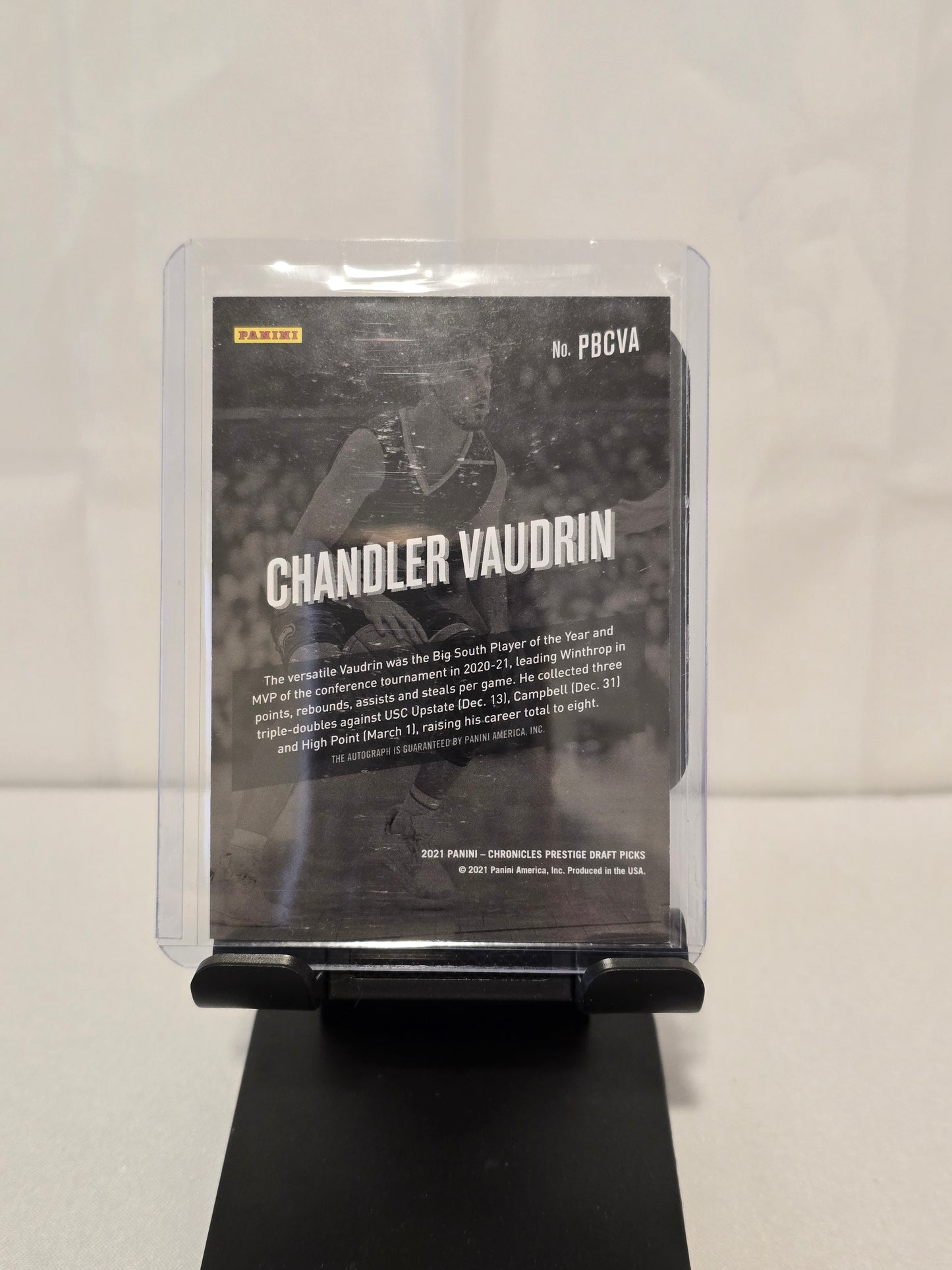 Chandler Vaudrin Rookie Auto