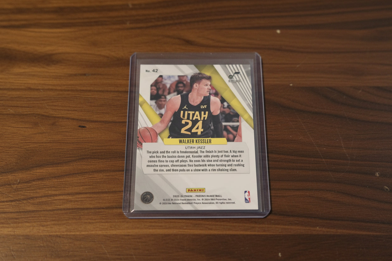 Walker Kessler 23-24 Panini Refractor No. 42