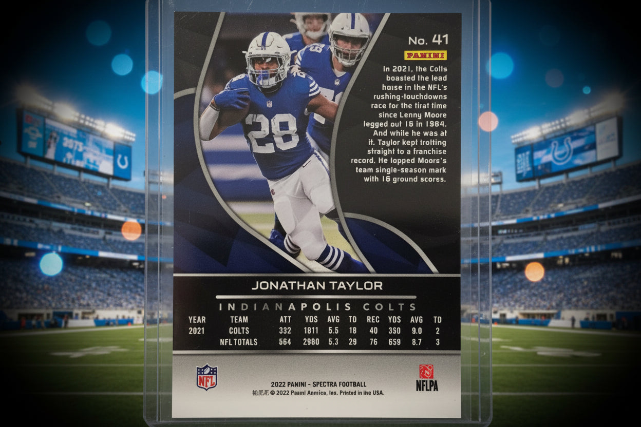 Johnathan Taylor Panini Spectra No. 41