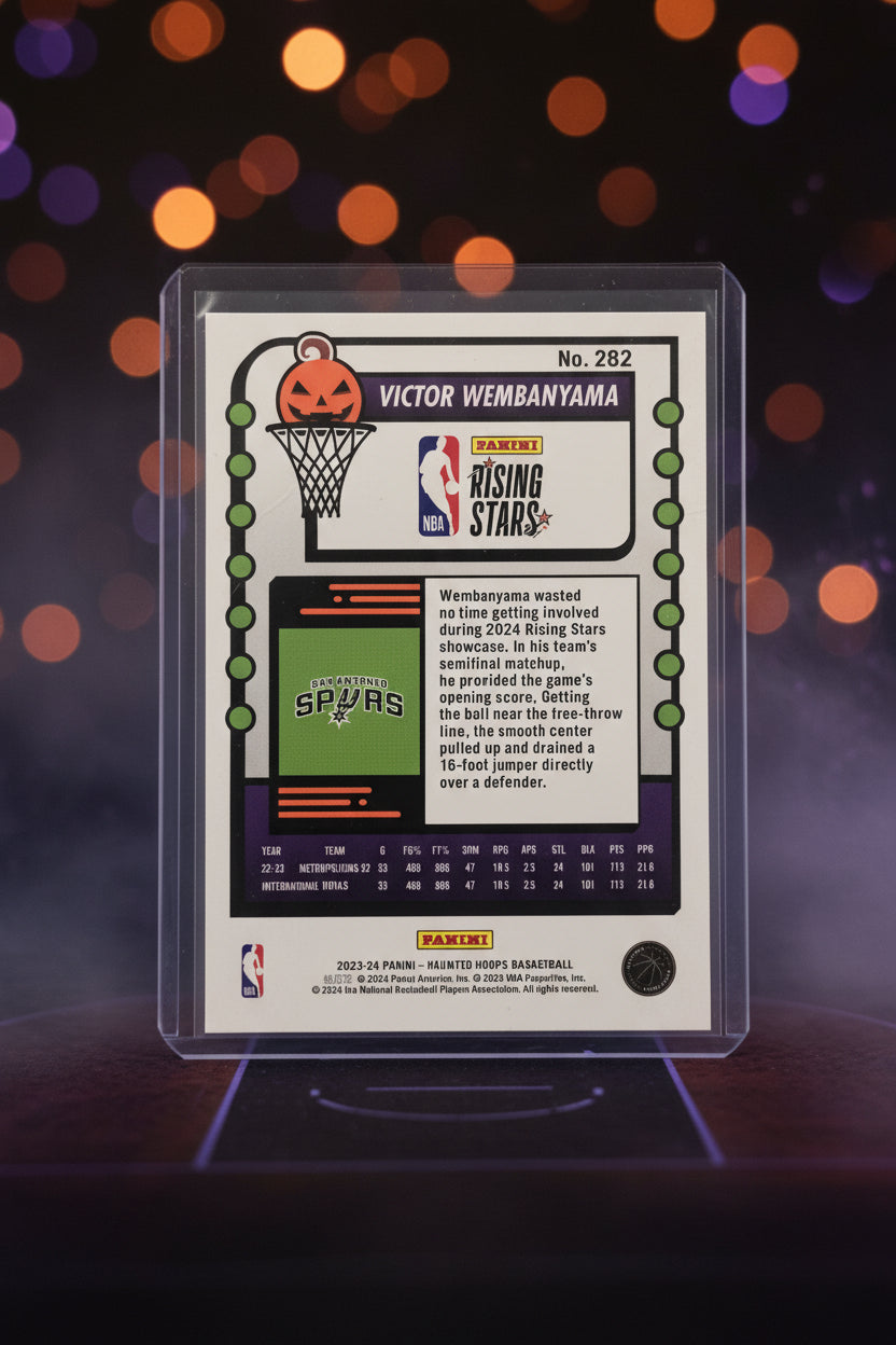 Victor Wembanyama NBA Hoops Rookie Card No. 282