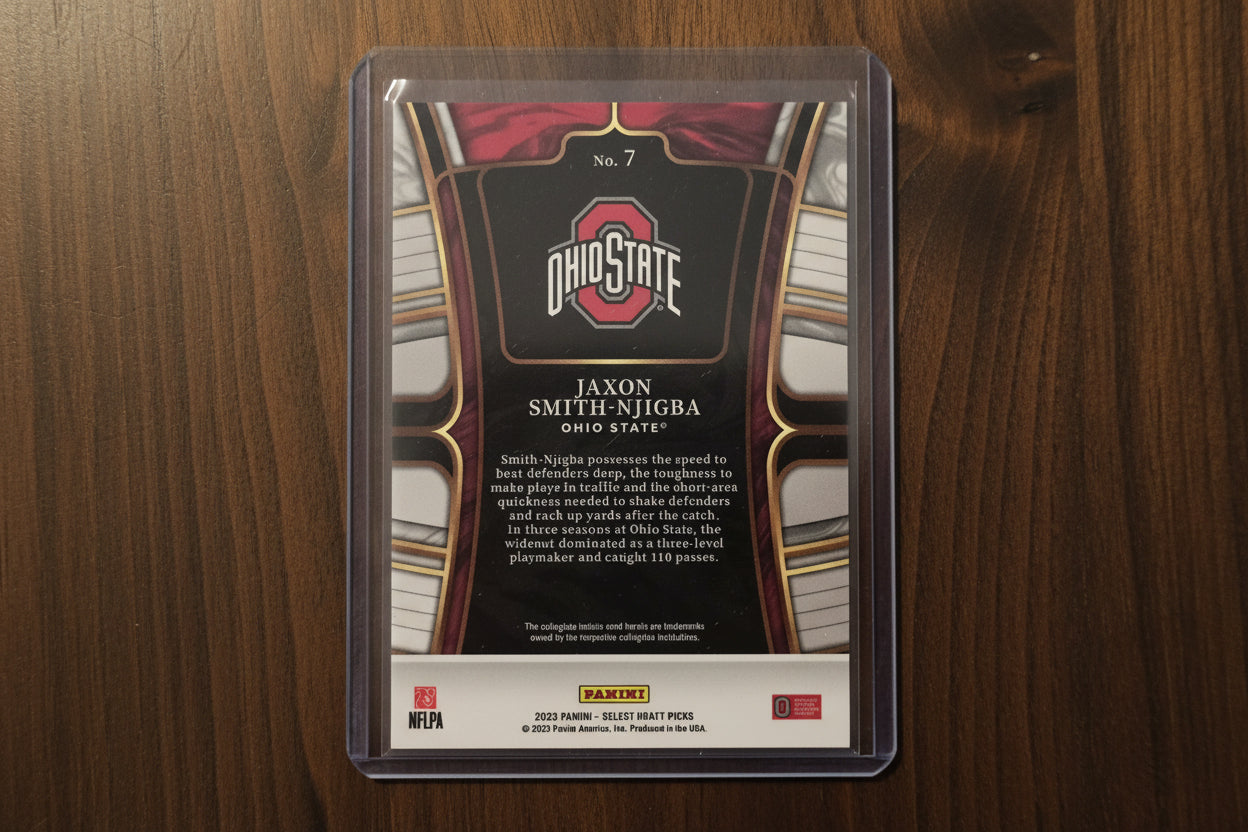 Jaxon Smith-Njigba Select Rookie Card No. 7