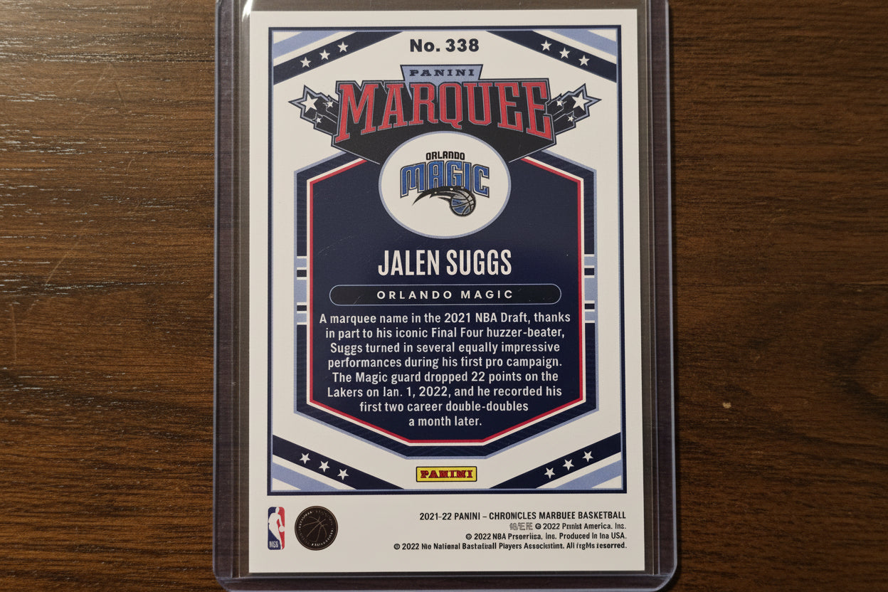 Jalen Suggs Marquee Holo Rookie Card