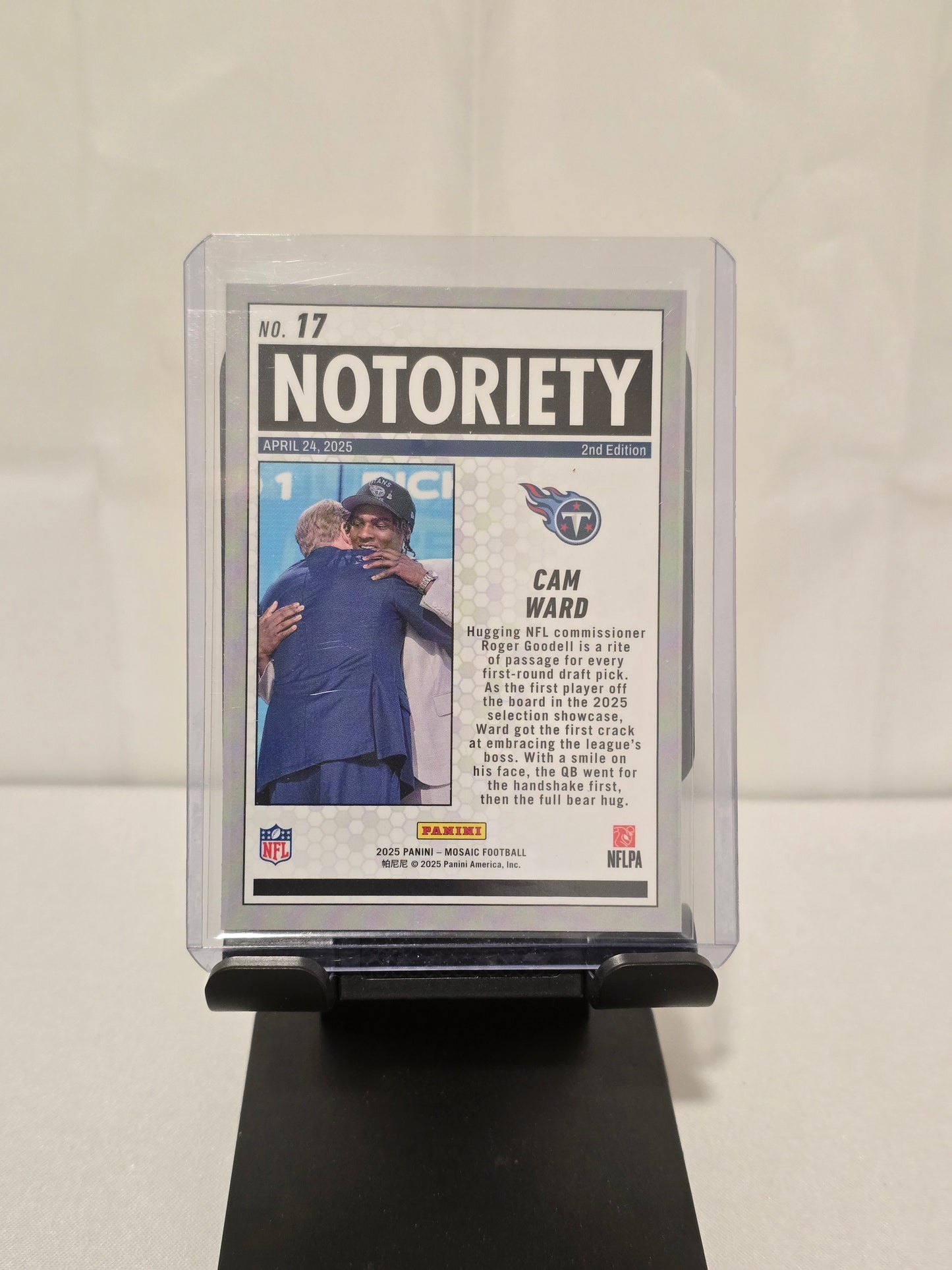 Cam Ward Rookie Notoriety