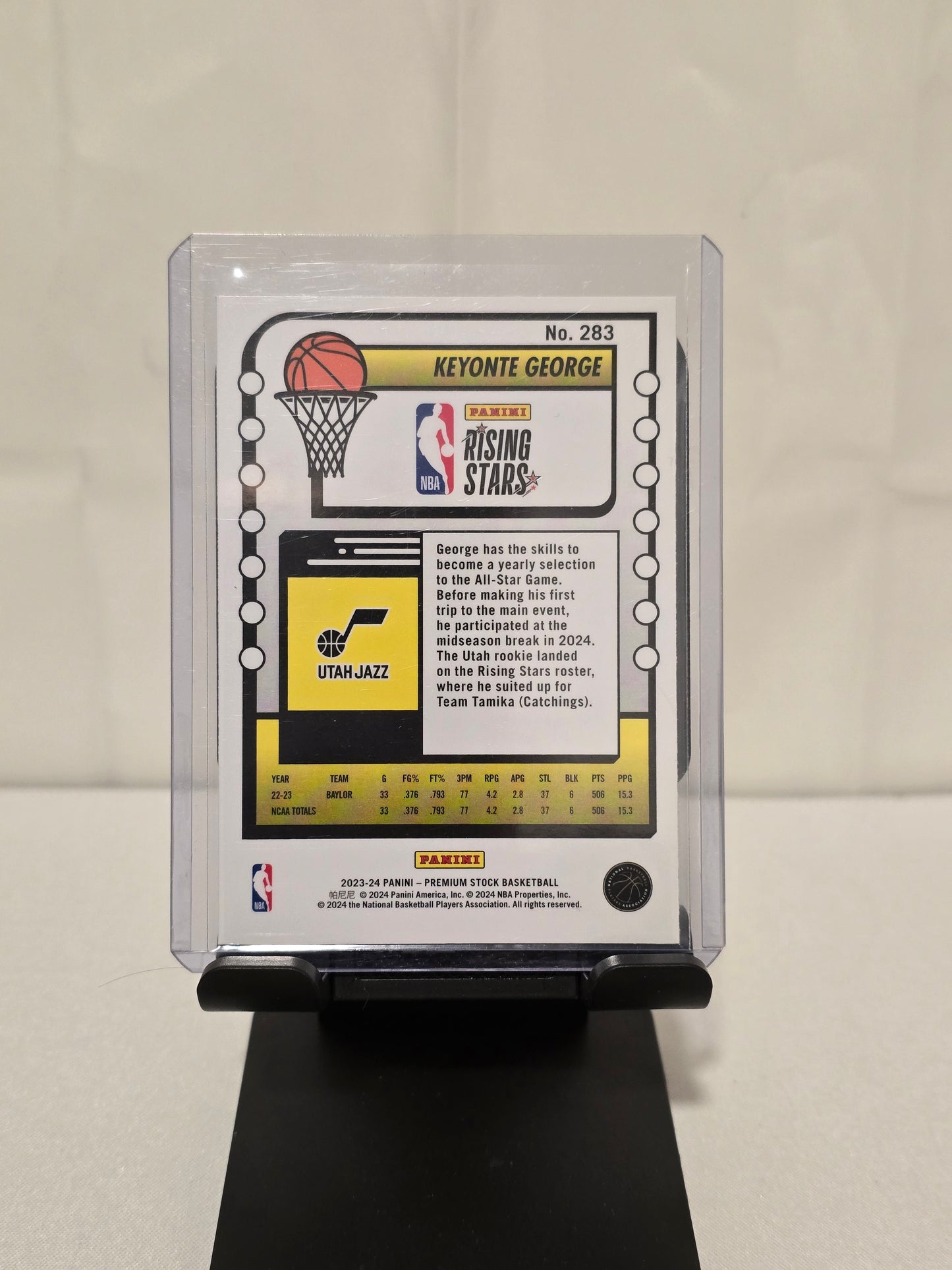 Keyonte George Rising Stars Rookie Card