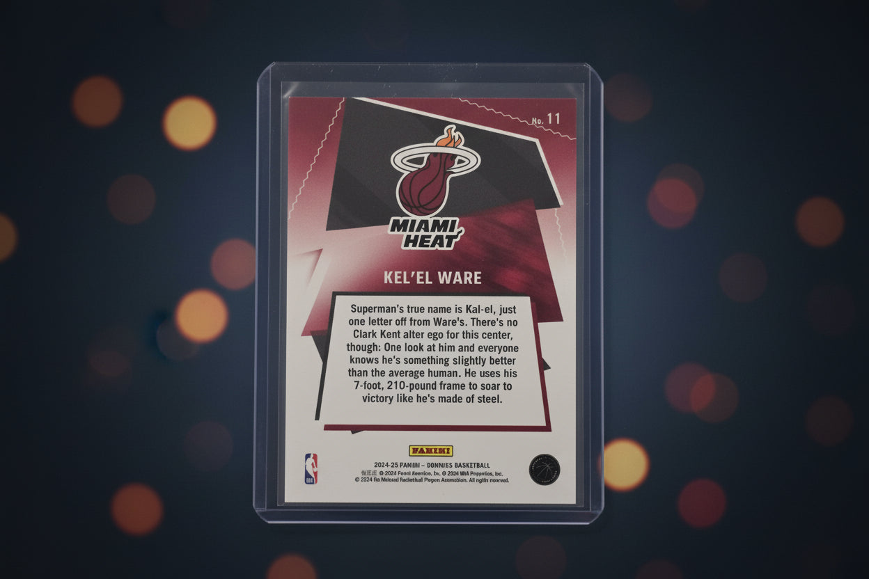 Great X-pectations Kel'el Ware Donruss Rookie Card