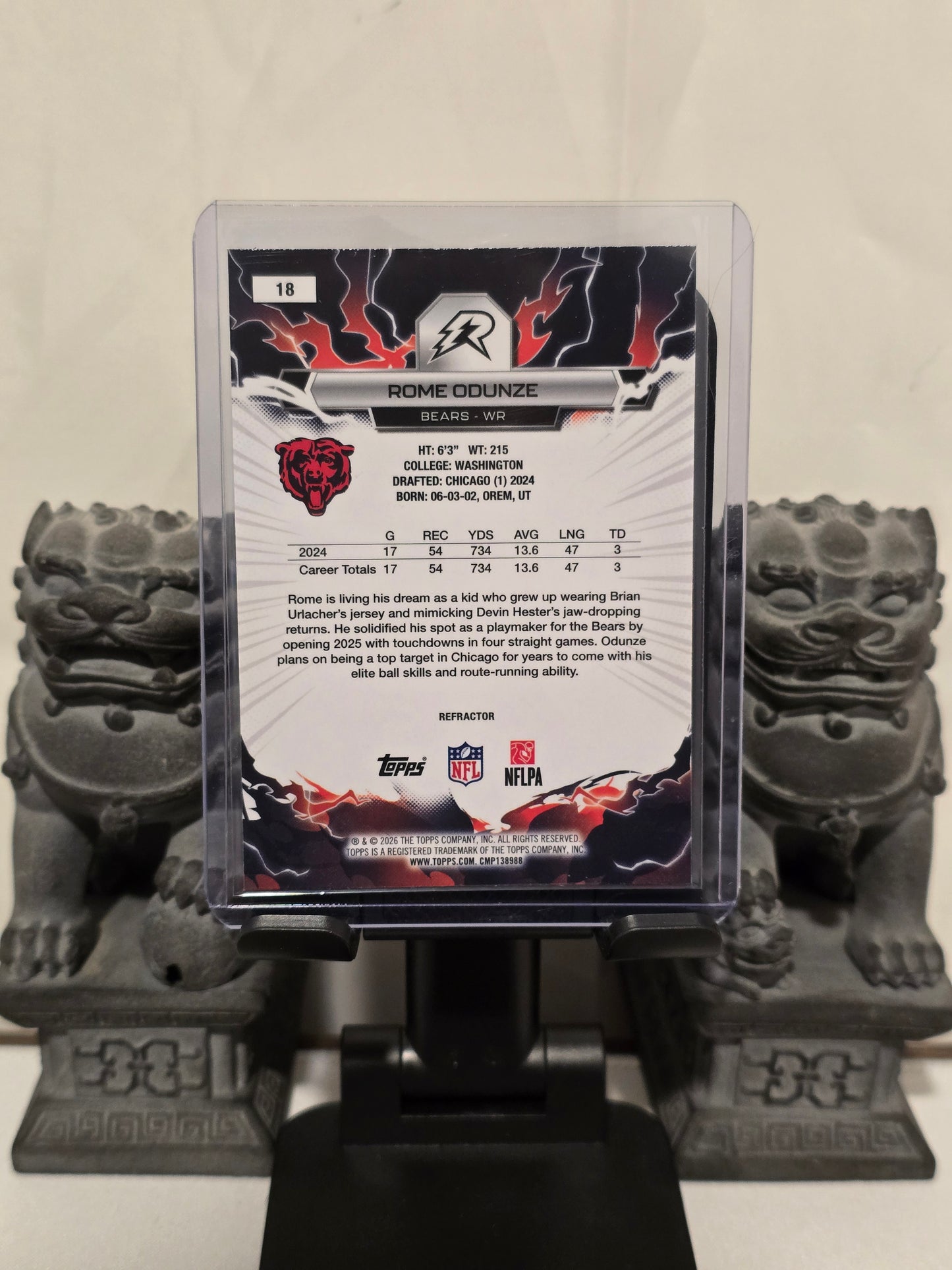 Rome Odunze Refractor