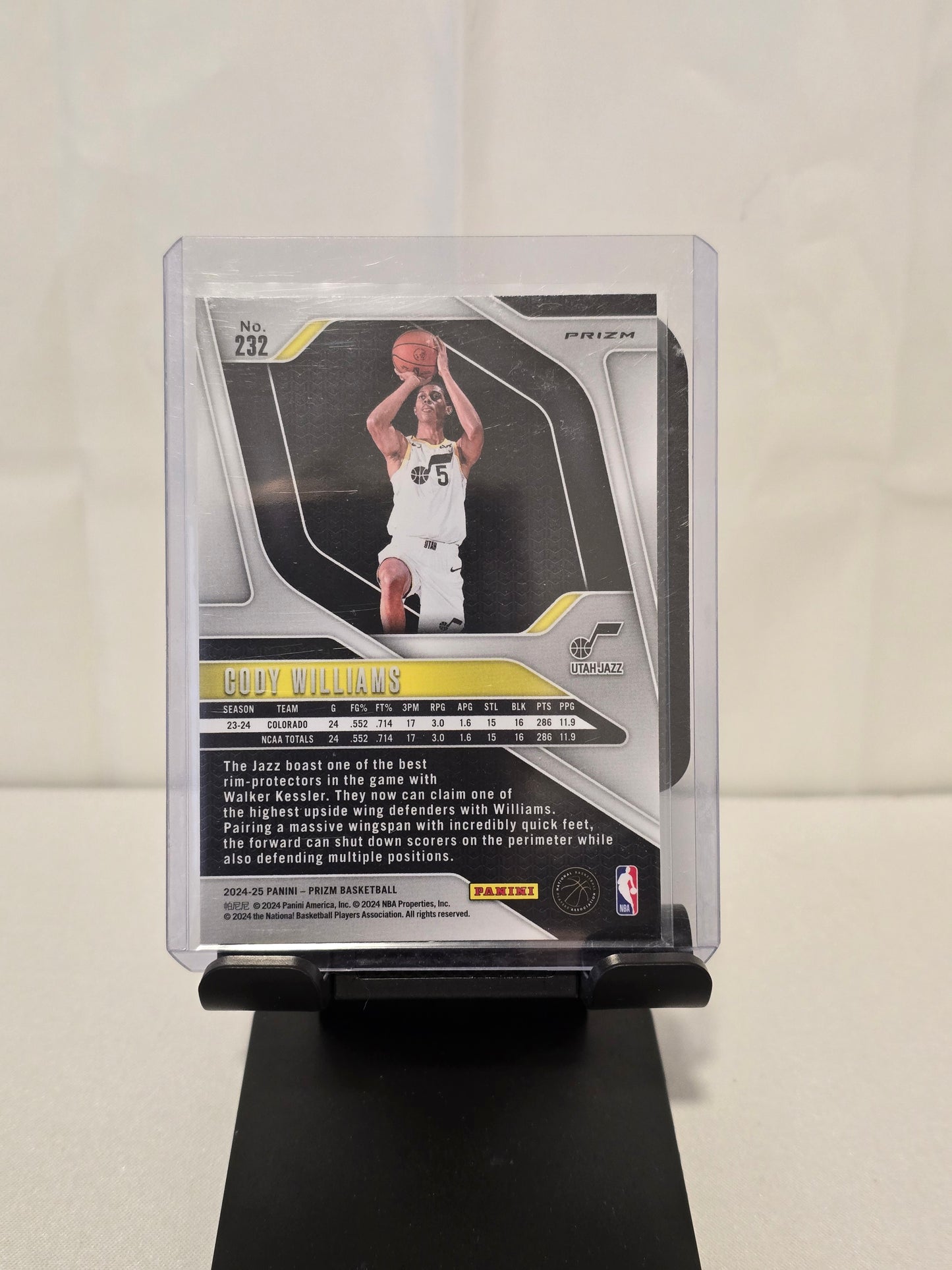 Cody Williams Pink Cracked Ice Rookie Card