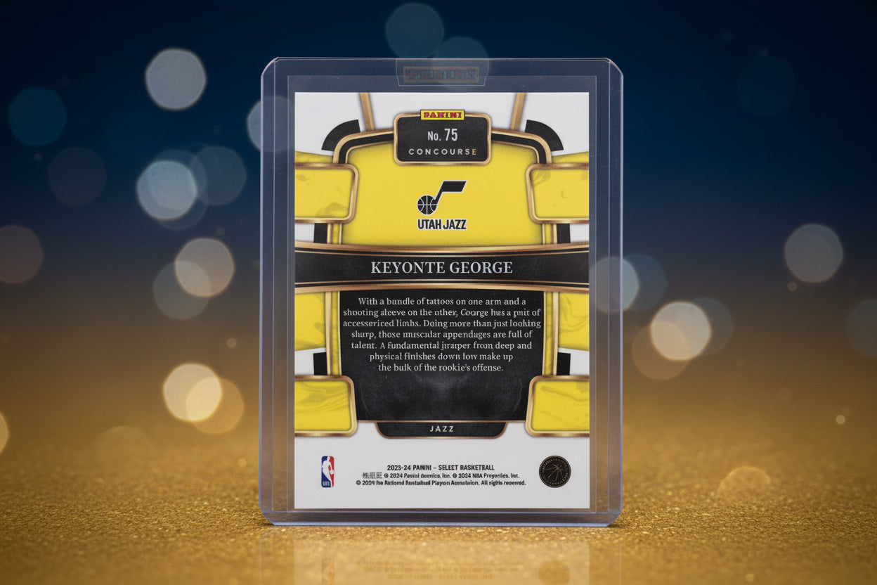 Keyonte George 23-24 Panini Select No. 75 Rookie Card