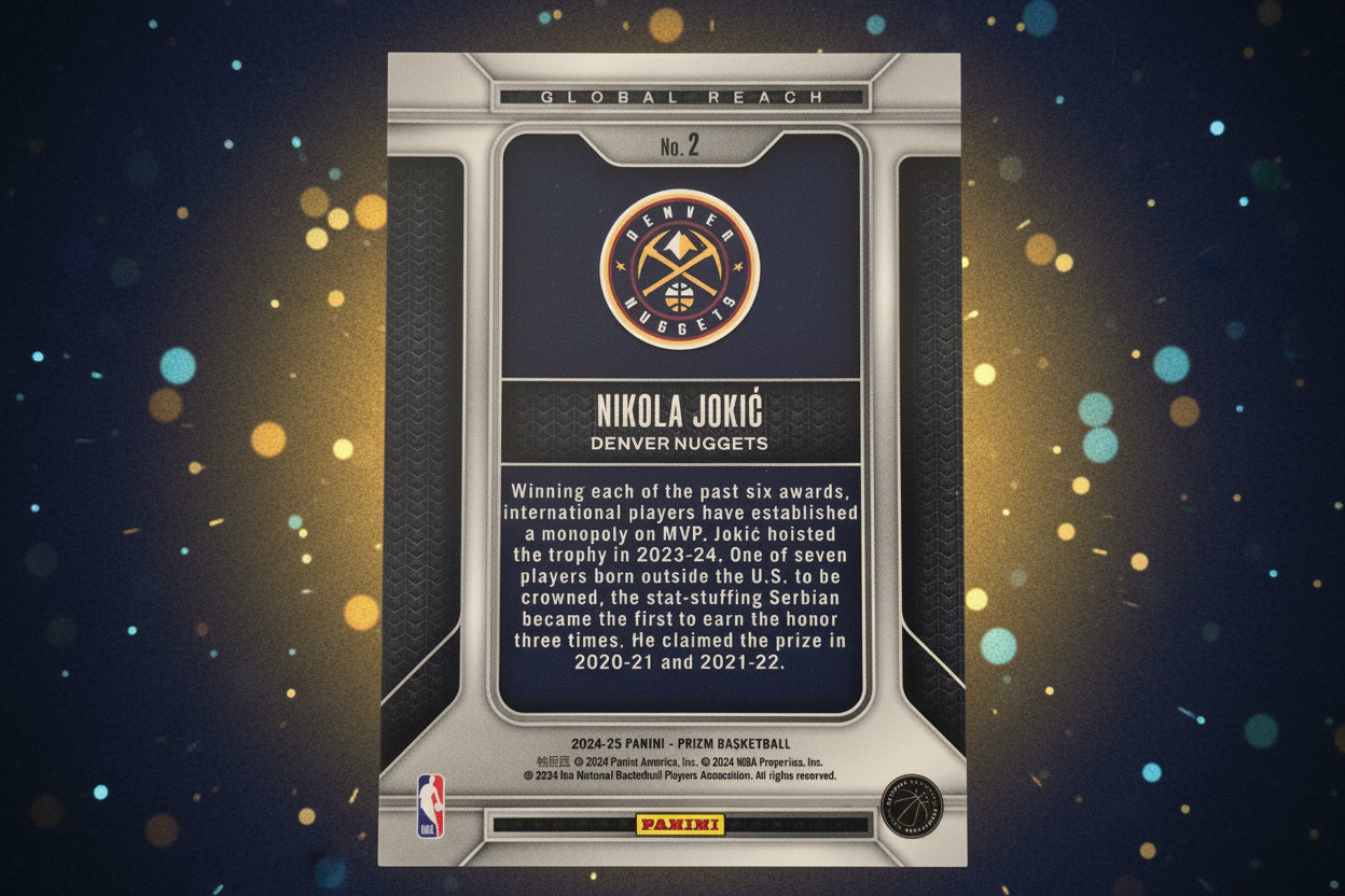 Panini Prizm Global Reach Nikola Jokic