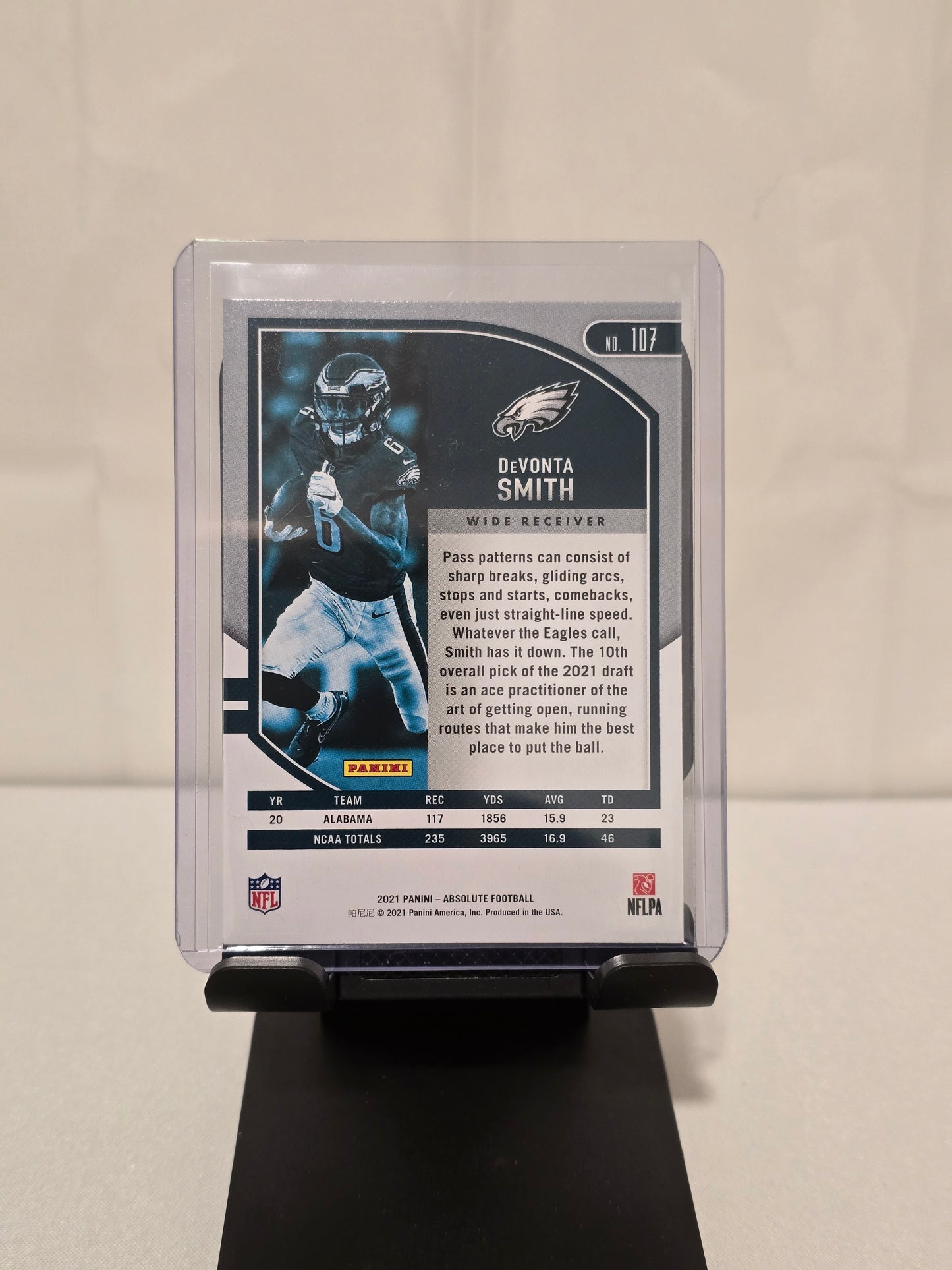 Devonta Smith Rookie Card Absolute Football