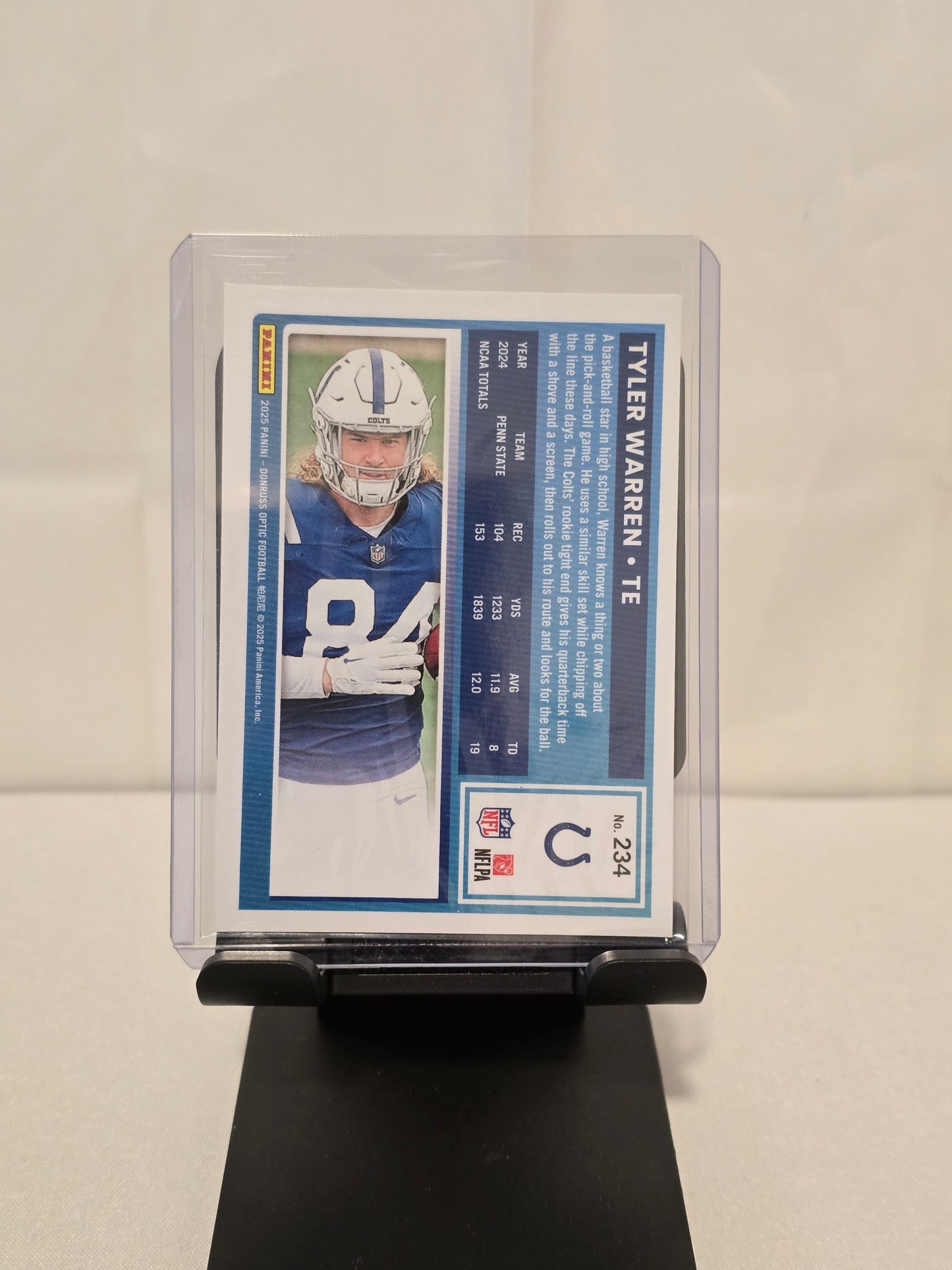 Tyler Warren Rookie Card