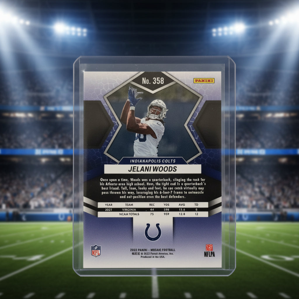 Jelani Woods Mosaic Rookie Card No. 358