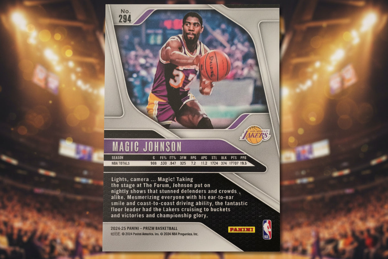 Magic Johnson Panini Prizm Legends No. 294