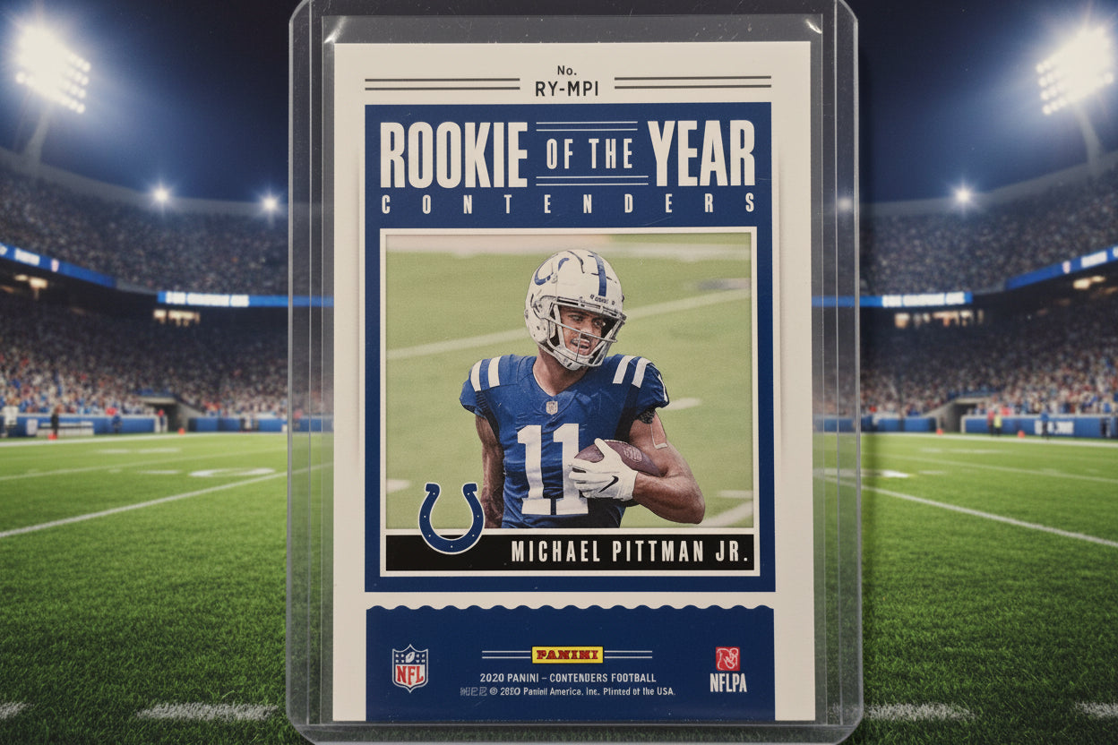 Michael Pittman Jr. Rookie of the Year Panini Contenders No. RY-MPI