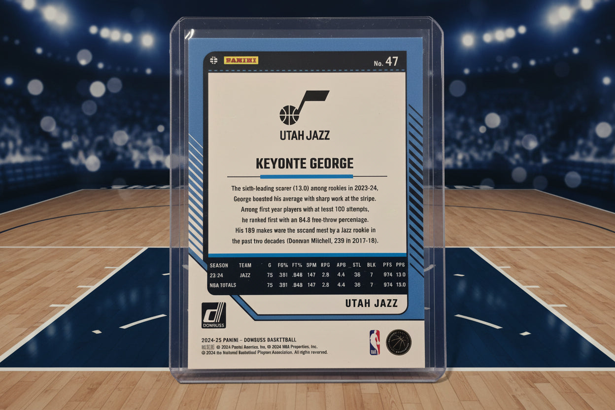 Keyonte George Green Holo Donruss No. 47