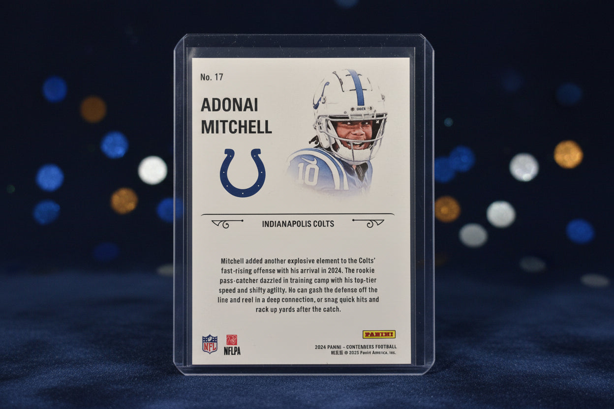 Adonai Mitchell Rookie Stallions Rookie Card No. 17