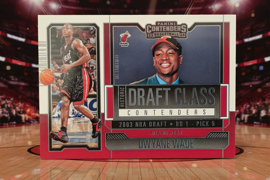Dwayne Wade Panini Contenders Historic Draft Class No. 3