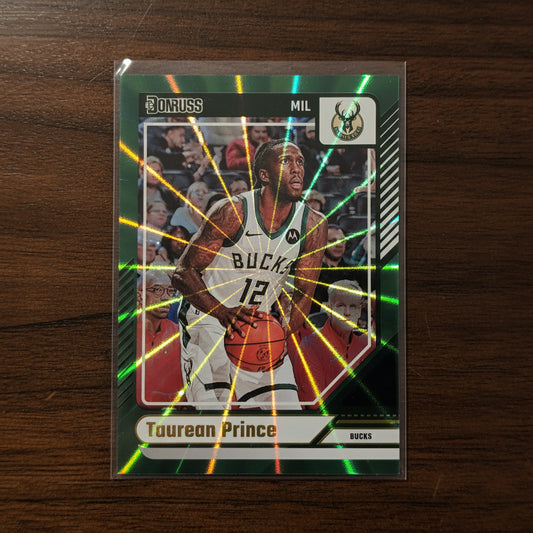 Taurean Prince Green Holo Donruss No. 101