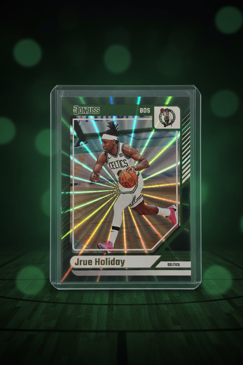Jrue Holiday Green Holo Donruss No. 75