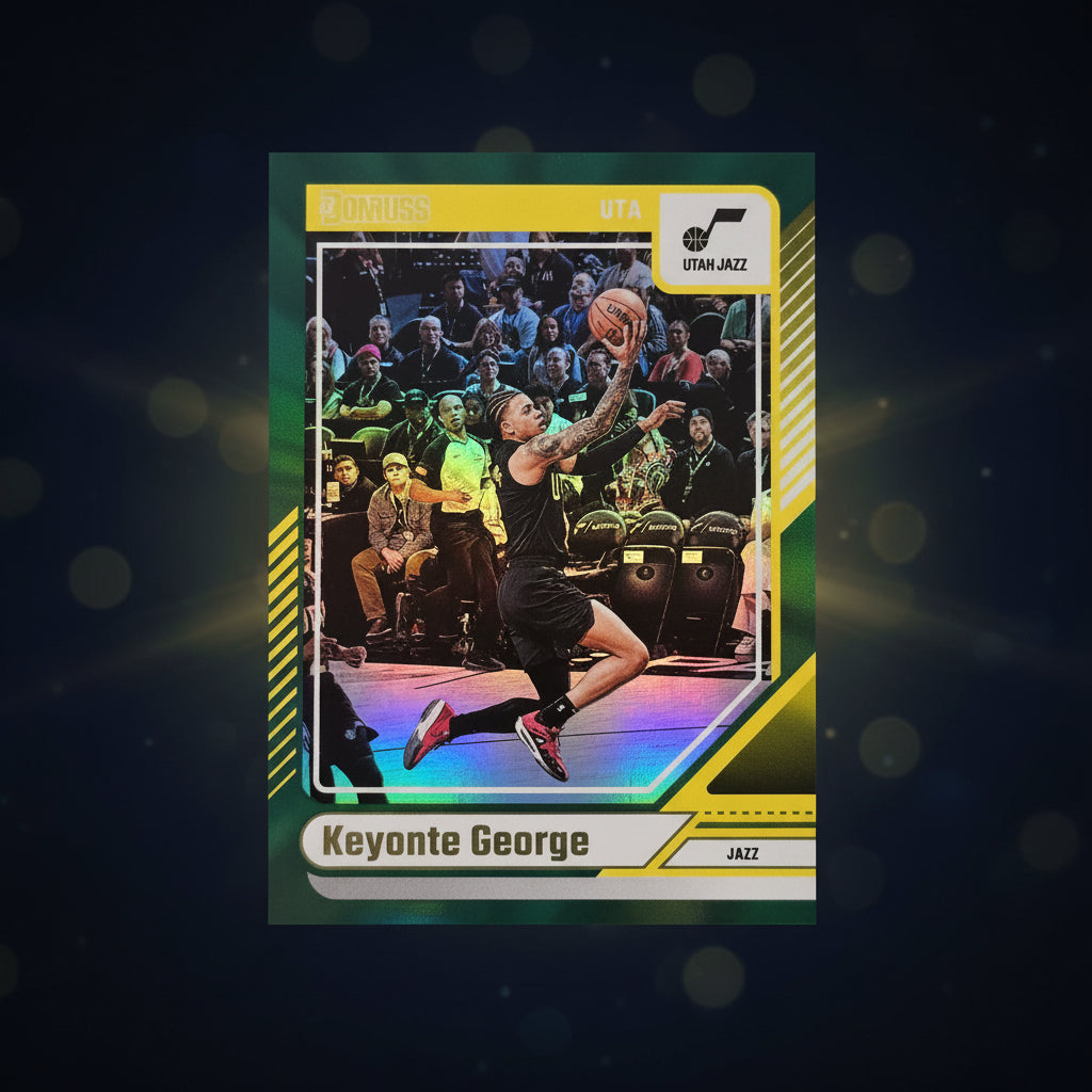 Keyonte George Green Holo Donruss No. 47