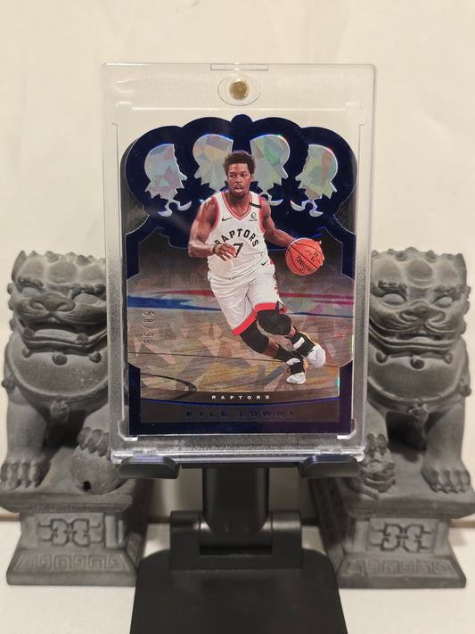 Kyle Lowry Crown Royale Die Cut Refractor Numbered 59/99