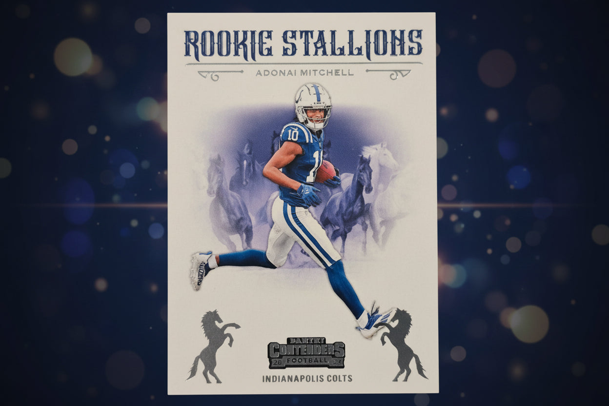 Adonai Mitchell Rookie Stallions Rookie Card No. 17