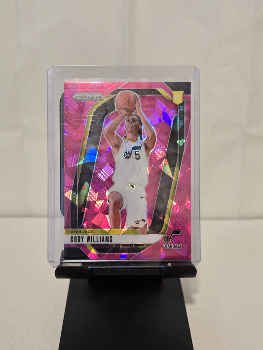 Cody Williams Pink Cracked Ice Rookie Card