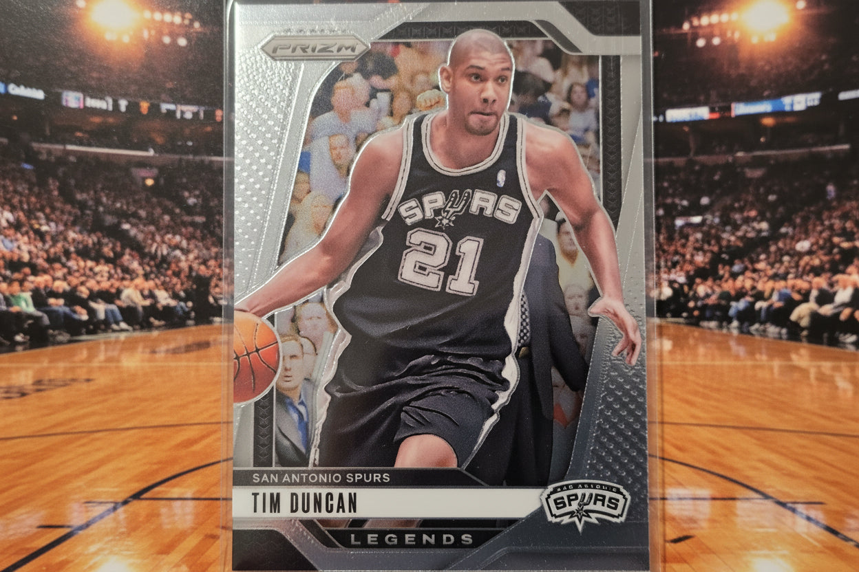 Tim Duncan Legends Chrome Panini Prizm No. 297