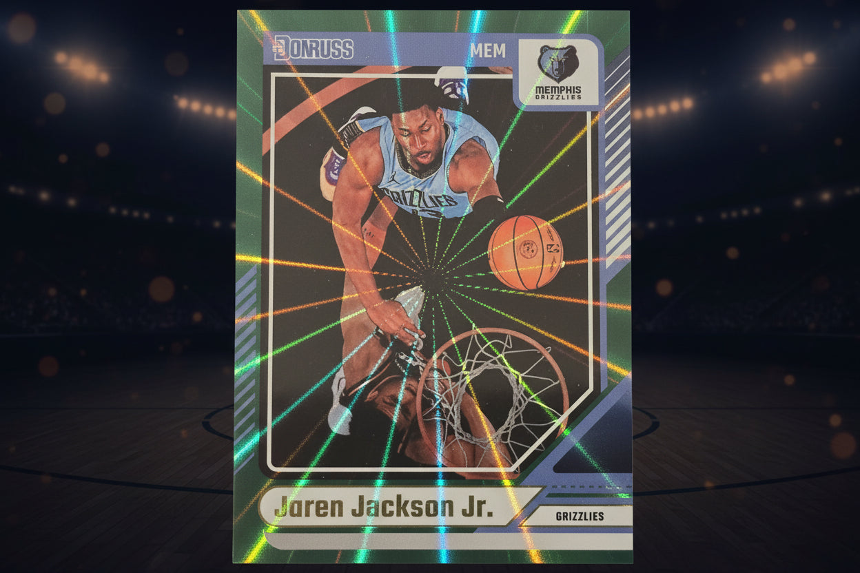 Donruss Green Holo Jaren Jackson Jr No. 63