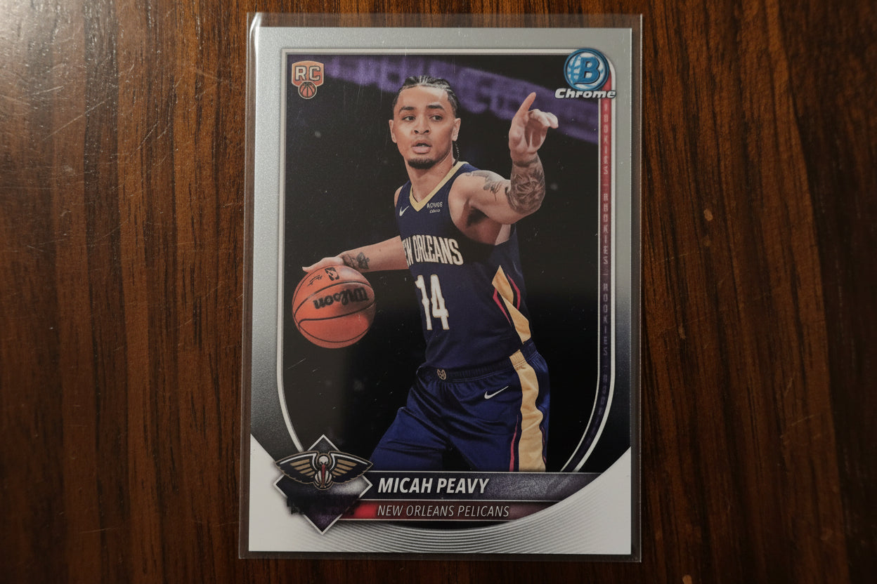 Micah Peavy Bowman Chrome Rookie Card