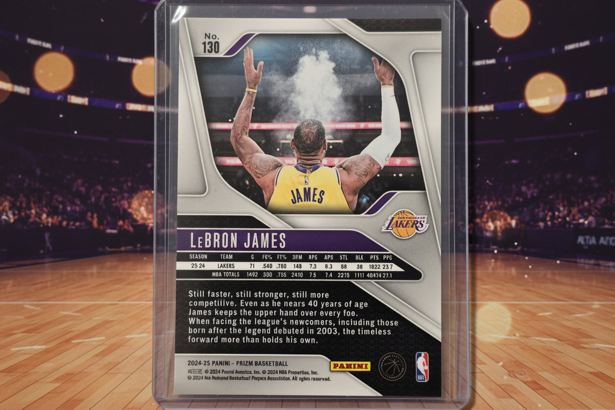 Lebron James Panini Prizm No. 130
