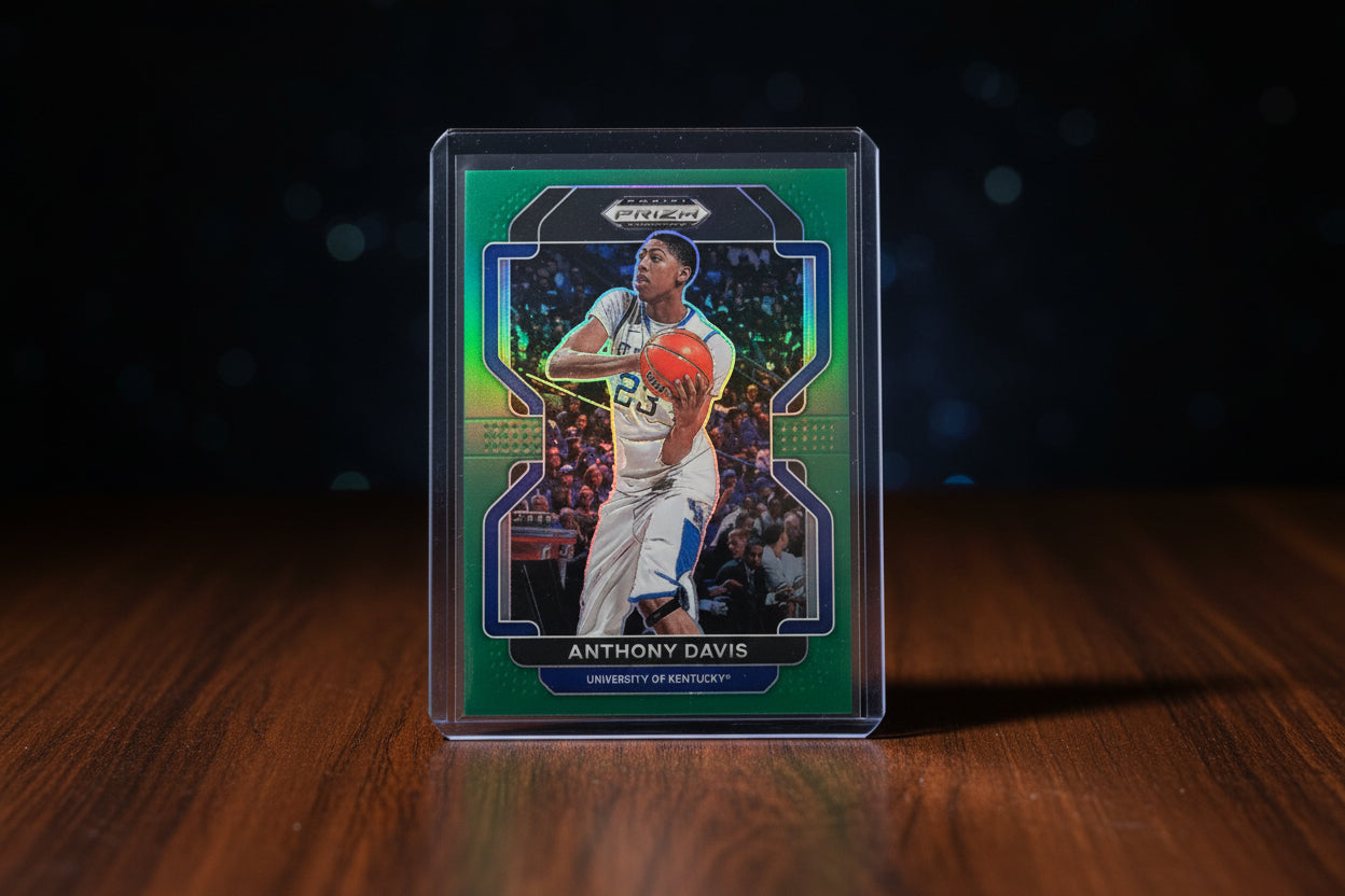 Anthony Davis Green Holo Panini Prizm No. 2