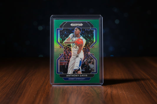 Anthony Davis Green Holo Panini Prizm No. 2