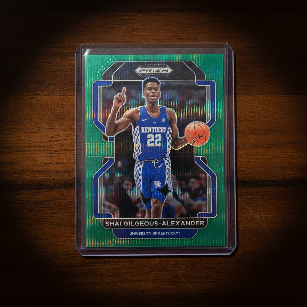 Shai Gilgeous Alexander Green Holo Panini Prizm No. 43