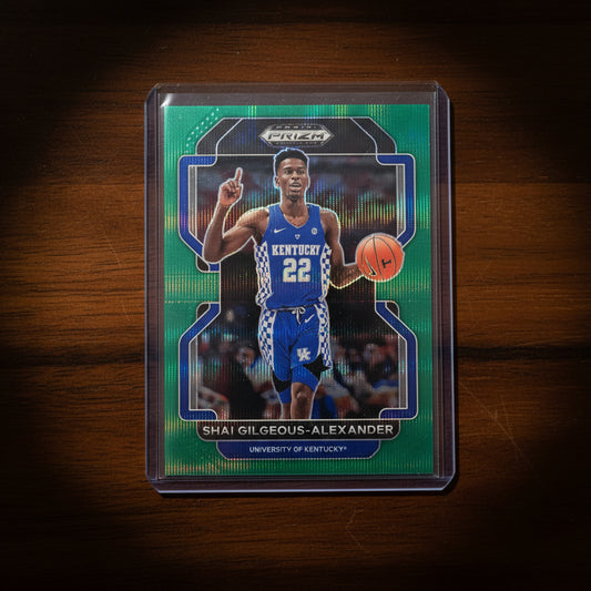 Shai Gilgeous Alexander Green Holo Panini Prizm No. 43