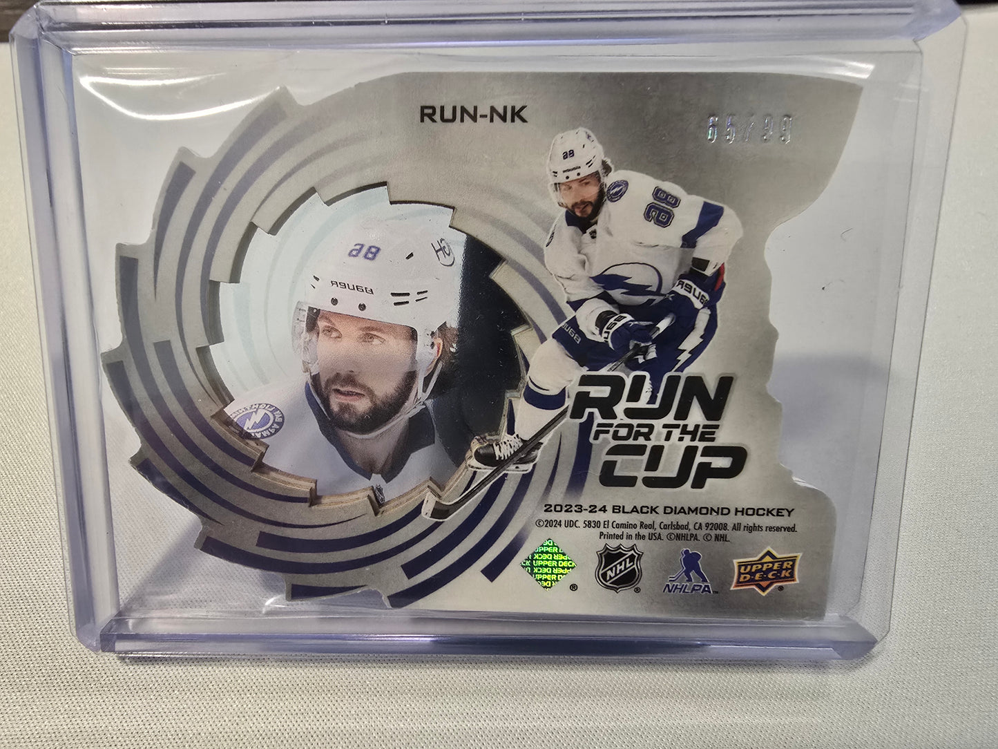 Nikita Kucherov Numbered 65/99 Black Diamond Run For The Cup