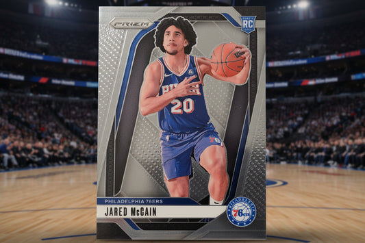 Jared McCain Rookie Card Panini Prizm No. 222