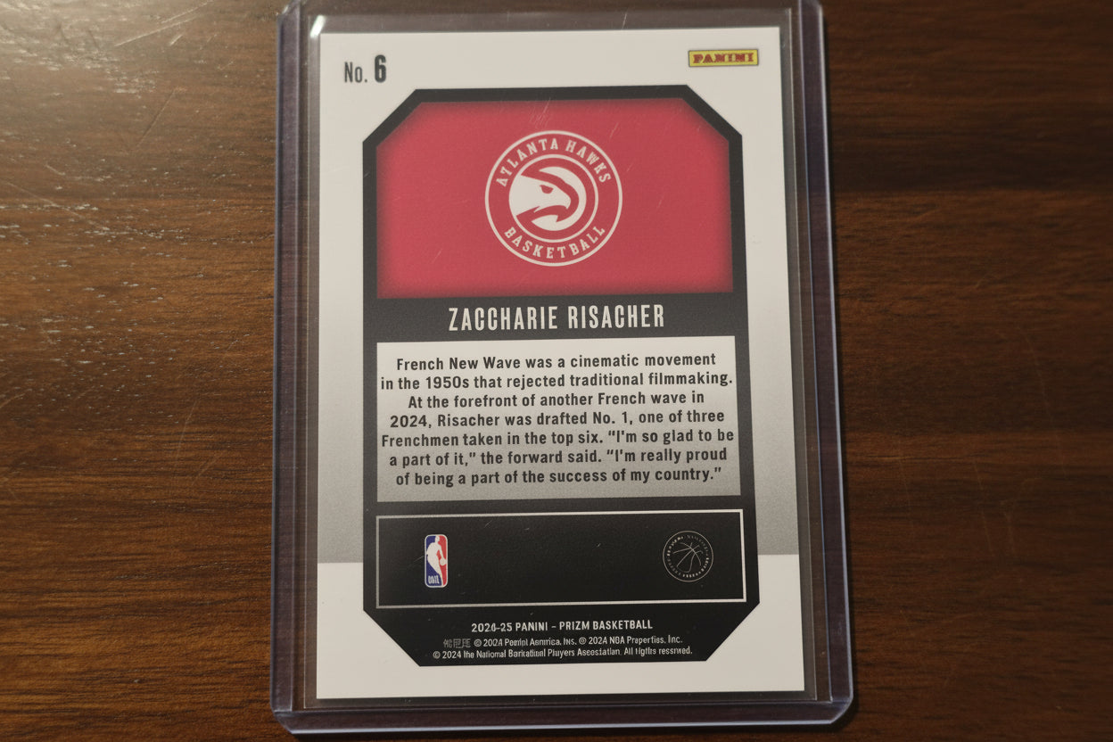 Zaccharie Risacher Emergent Rookie Card