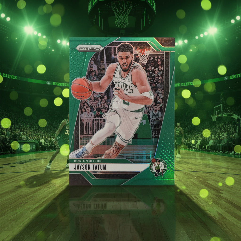 Jayson Tatum Green Panini Prizm No. 103