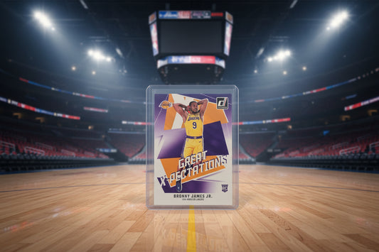 Donruss Great X-pectations Bronny James Jr. Rookie Card