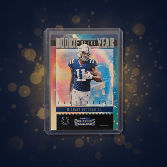 Michael Pittman Jr. Rookie of the Year Panini Contenders No. RY-MPI