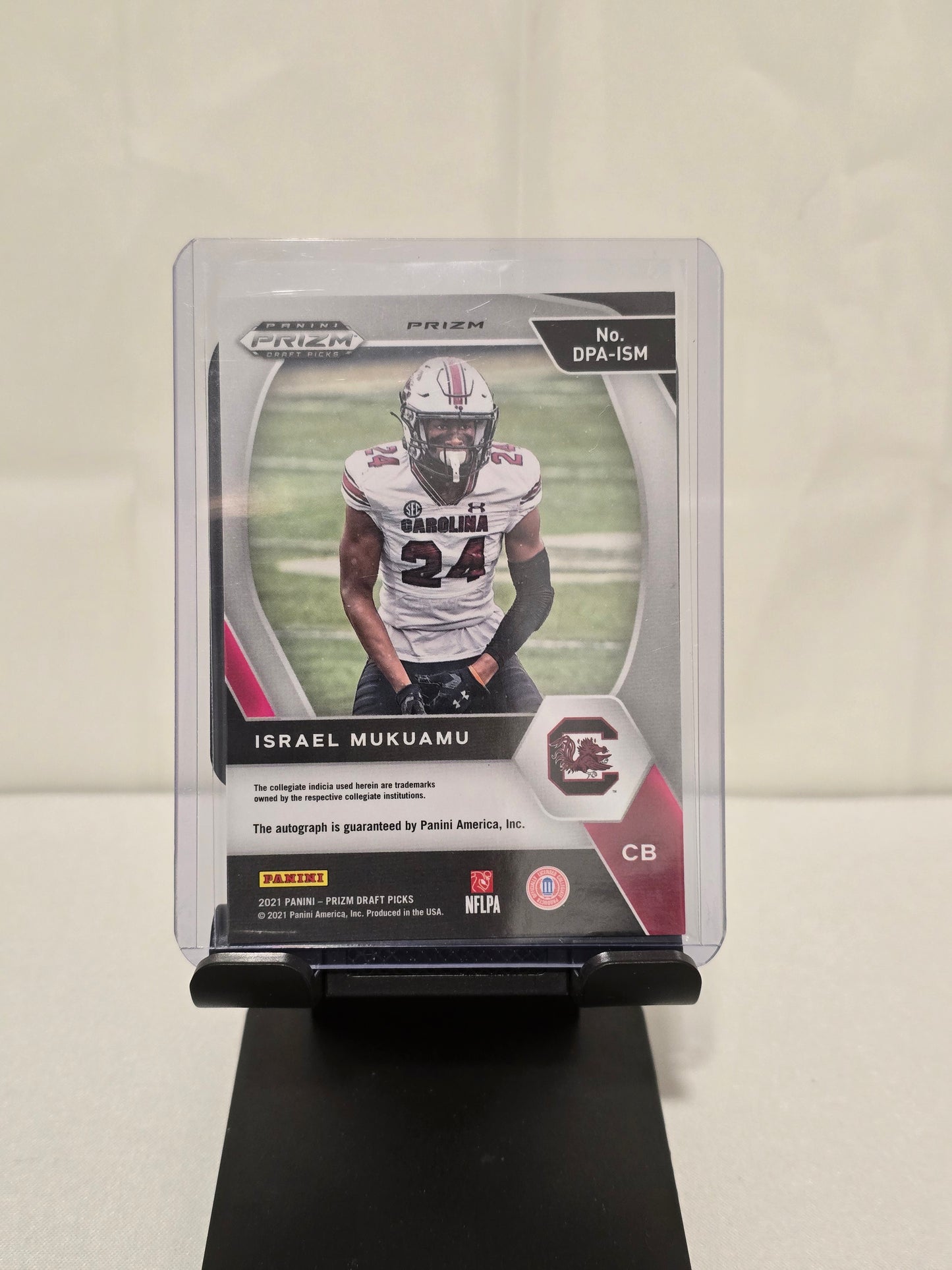 Isreal Mukuamu Rookie Auto Cracked Ice