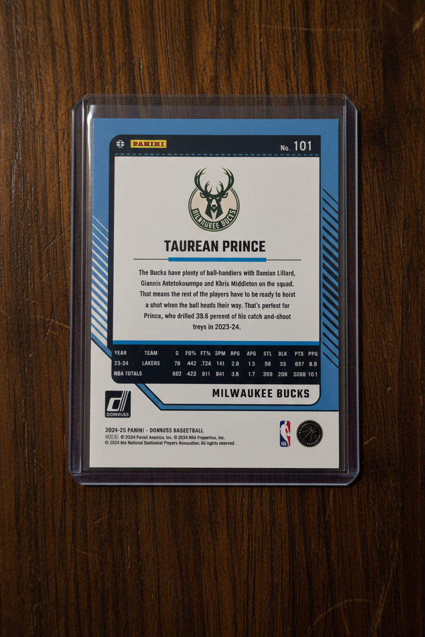 Taurean Prince Green Holo Donruss No. 101