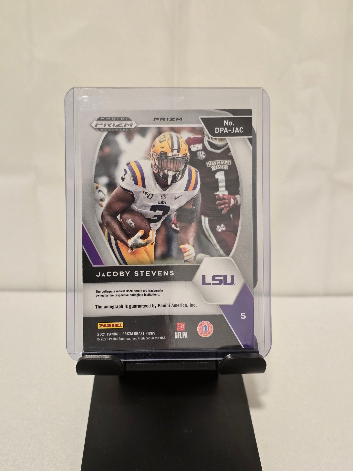 Jacoby Stevens Rookie Auto Cracked Ice