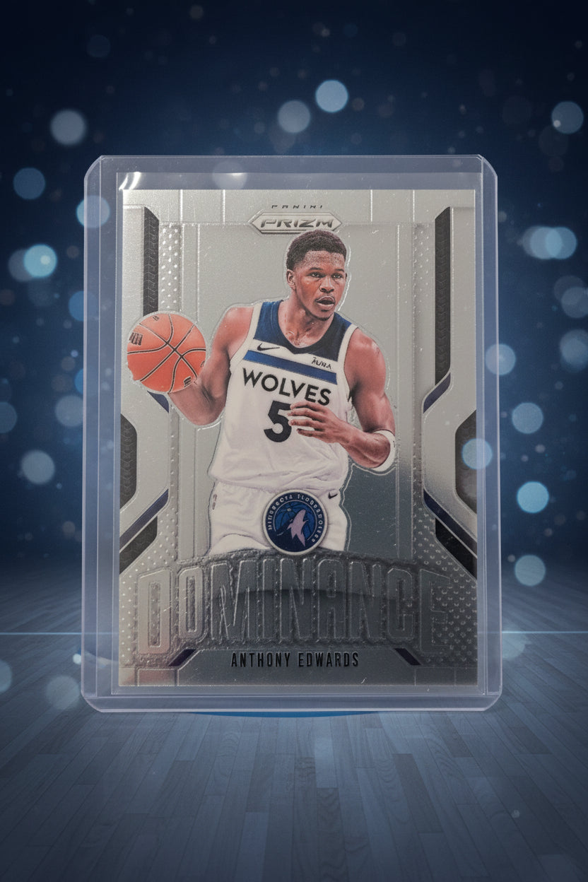 Anthony Edwards Dominance Panini Prizm Chrome No. 9