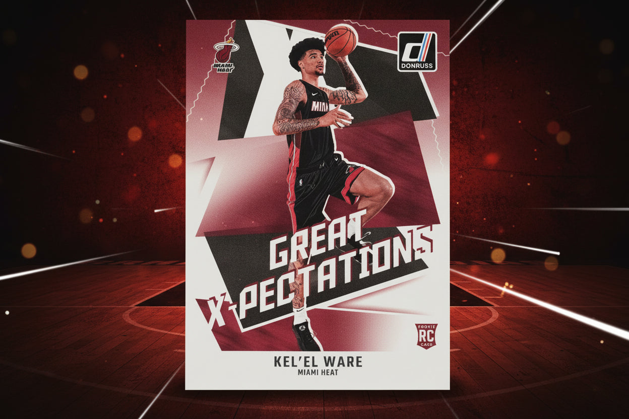Great X-pectations Kel'el Ware Donruss Rookie Card