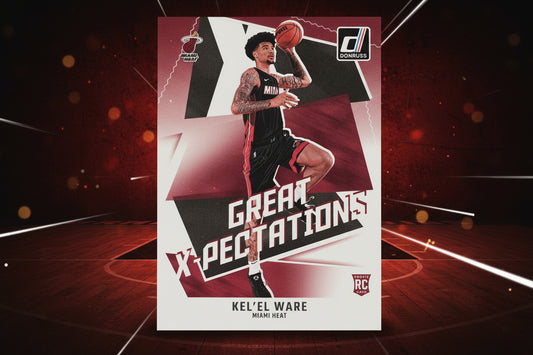 Great X-pectations Kel'el Ware Donruss Rookie Card