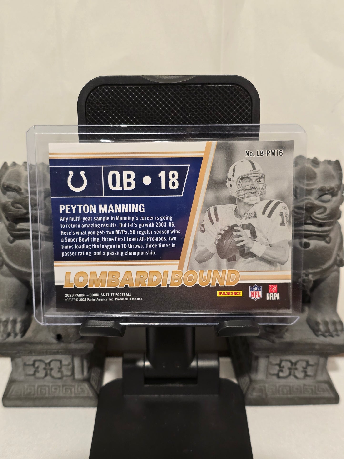 Peyton Manning Lombardi Bound
