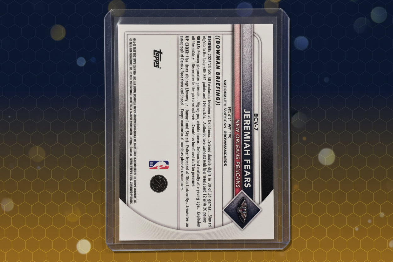 Jeremiah Fears Rookie Card