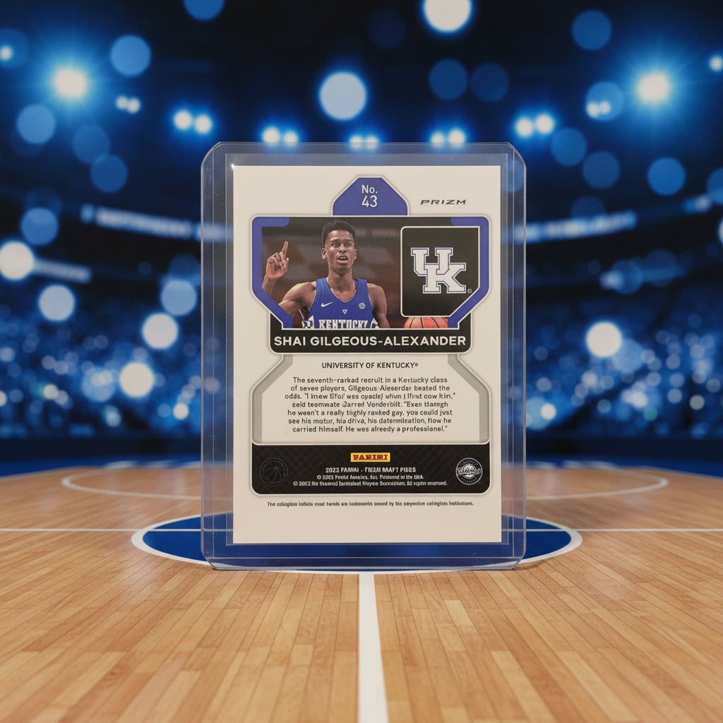 Shai Gilgeous Alexander Green Holo Panini Prizm No. 43